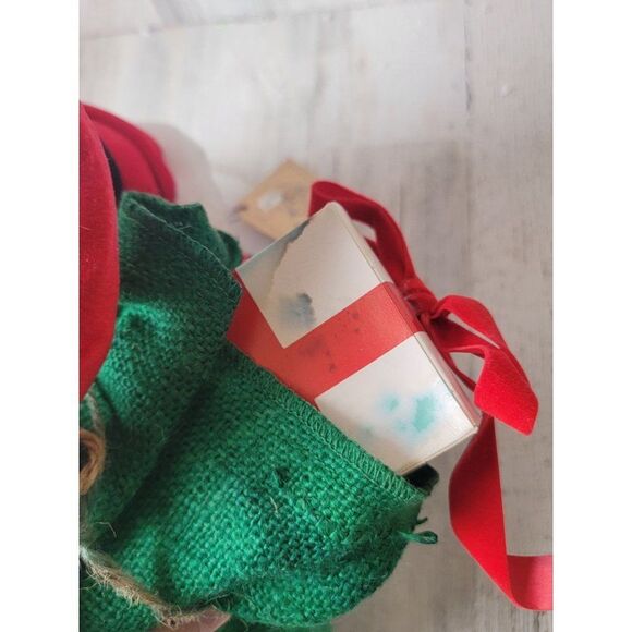 Annalee 1989 AS IS santa claus 16" large toy sack bag Xmas figure - Picture 7 of 16